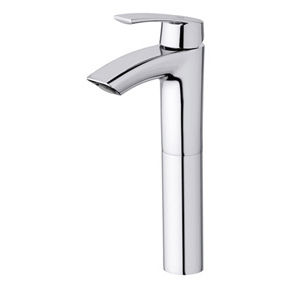 miscelatore per lavabo / in metallo cromato / da bagno / 1 foro