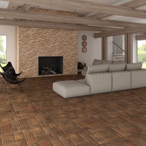 piastrella da sala / da pavimento / in ceramica / motivo geometrico
