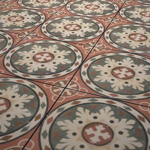 piastrella da interno / da pavimento / in gres porcellanato / in stile vittoriano