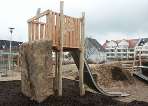 roccia da arrampicata per parco giochi