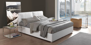 letto matrimoniale / moderno / imbottito / con testiera