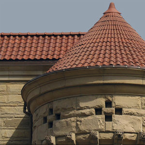 tegola a scorrimento / in terracotta