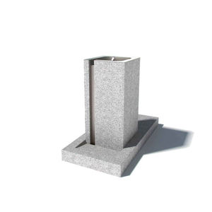 fontana pubblica / in pietra / in acciaio / moderna