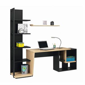scrivania in melamminico / moderna / con vano contenitore