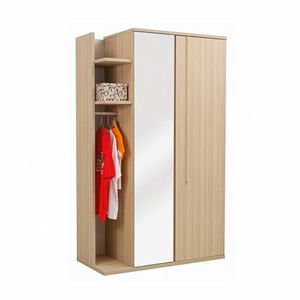 armadio moderno / in quercia / con porta battente / per bambini