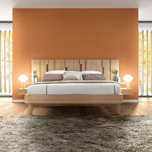 letto standard / matrimoniale / moderno / con testiera