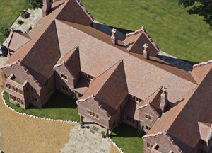 tegola romana / in terracotta / doppia