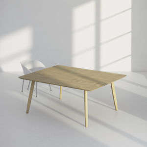 tavolo da conferenza design originale / in quercia / in legno massiccio / in frassino