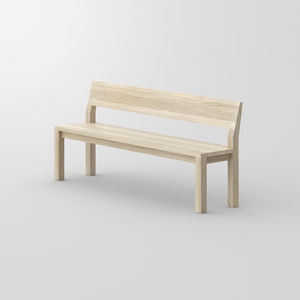 panca design scandinavo / in quercia / in legno massiccio / in noce
