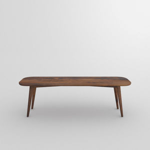 panca design / in quercia / in legno massiccio / in noce