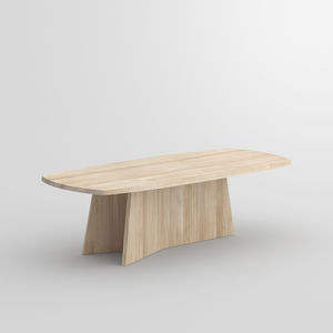 tavolo design originale / in quercia / in legno massiccio / in noce