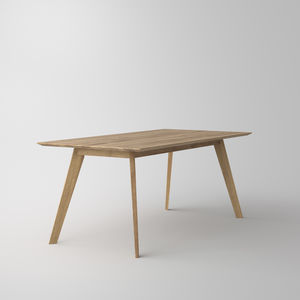 tavolo da pranzo design scandinavo / in quercia / in noce / in legno massiccio