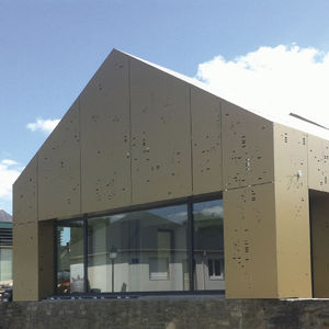 rivestimento di facciata in alluminio / liscio / opaco / colorato