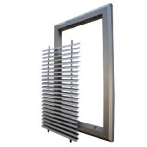 griglia di ventilazione in alluminio / quadrata