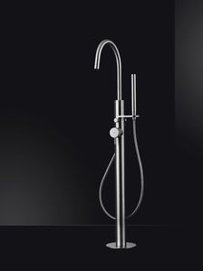 miscelatore per vasca / in acciaio inox / da bagno / 1 foro