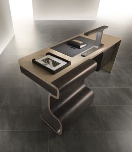 scrivania direzionale / impiallacciata in legno / moderna / contract