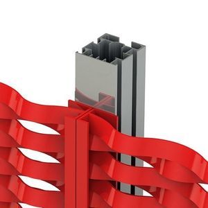 sistema di fissaggio metallo / per rivestimento di facciata
