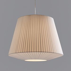 lampada a sospensione / moderna / in tessuto / da interno