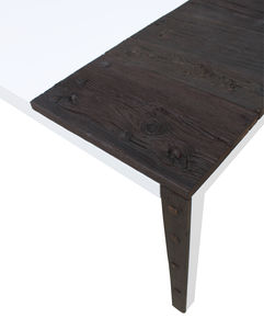 tavolo design originale / in legno massiccio / in MDF laccato / rettangolare