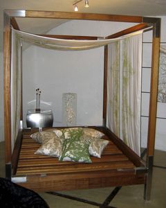 letto a baldacchino / doppio / moderno / su misura