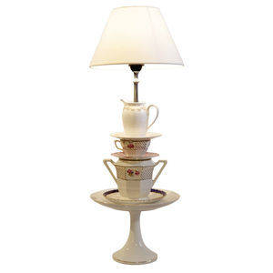 lampada da tavolo / design originale / in porcellana / da interno