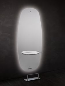 mobile da toeletta moderno / in laminato / da parete / per parrucchiere