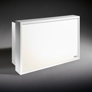 banco reception in laminato / in pelle / in Plexiglas® / luminoso