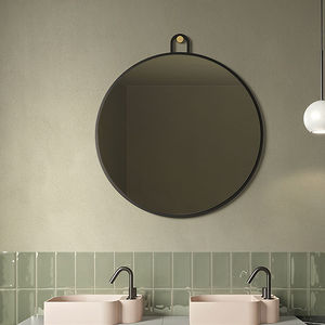 Specchio Da Bagno A Muro Ex T Moderno Ovale In Ottone