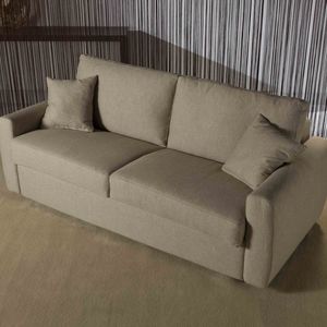 divano letto / moderno / in tessuto / 3 posti