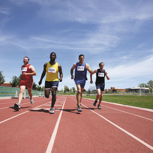 pavimentazione sportiva sintetica / in gomma / per esterni / da interno