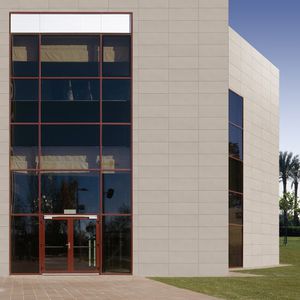 rivestimento di facciata per facciata ventilata / in ceramica / testurizzato / lucidato