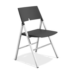 sedia visitatore moderna / pieghevole / in plastica