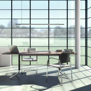 sedia visitatore moderna / con braccioli / imbottita / cantilever