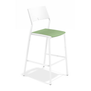 sgabello da bar moderno / in plastica / professionale / imbottito