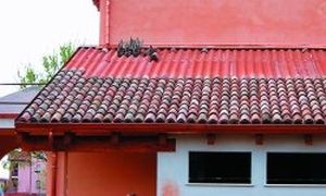 pannello per coperture in fibrocemento / colorato / ondulato