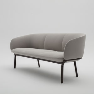 divano compatto / moderno / in tessuto / in acciaio con rivestimento a polvere