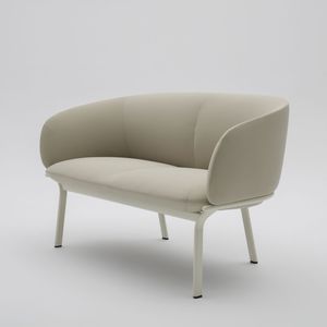 divano compatto / moderno / in tessuto / in acciaio con rivestimento a polvere