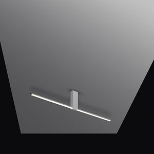 luce LED / lineare / in alluminio laccato / in metacrilato