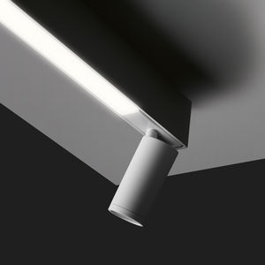 faretti a binario LED / tonda / in alluminio / per negozio