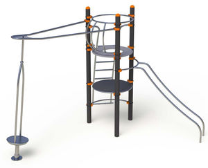 struttura ludica in acciaio / in acciaio inox / per parco giochi