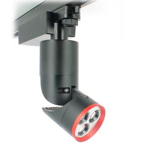 faretti a binario LED / tonda / in alluminio / per hotel