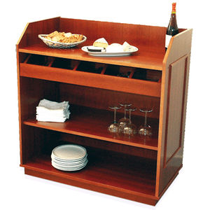 credenza con alzata classica / in legno / contract