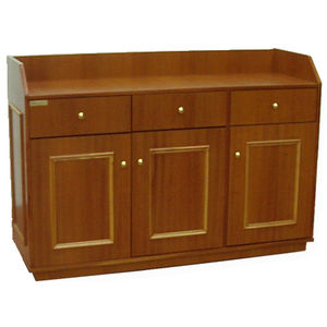 credenza con alzata classica / in legno / contract
