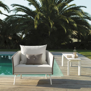 poltrona moderna / in Textilene® / in alluminio / da giardino