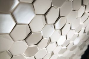 mosaico da interno / da parete / in ceramica / motivo geometrico