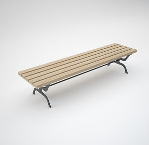 panca pubblica / da giardino / per spogliatoio / moderna