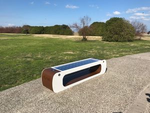 panca pubblica / moderna / in acciaio galvanizzato / in corten