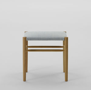 sgabello moderno / in legno / in pelle / in tessuto