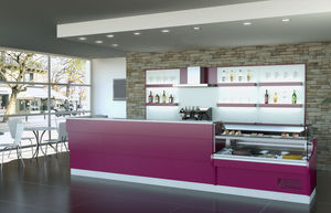 vetrina refrigerata espositiva / per negozio / per pasticceria / per panetteria