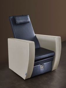 poltrona pedicure in pelle